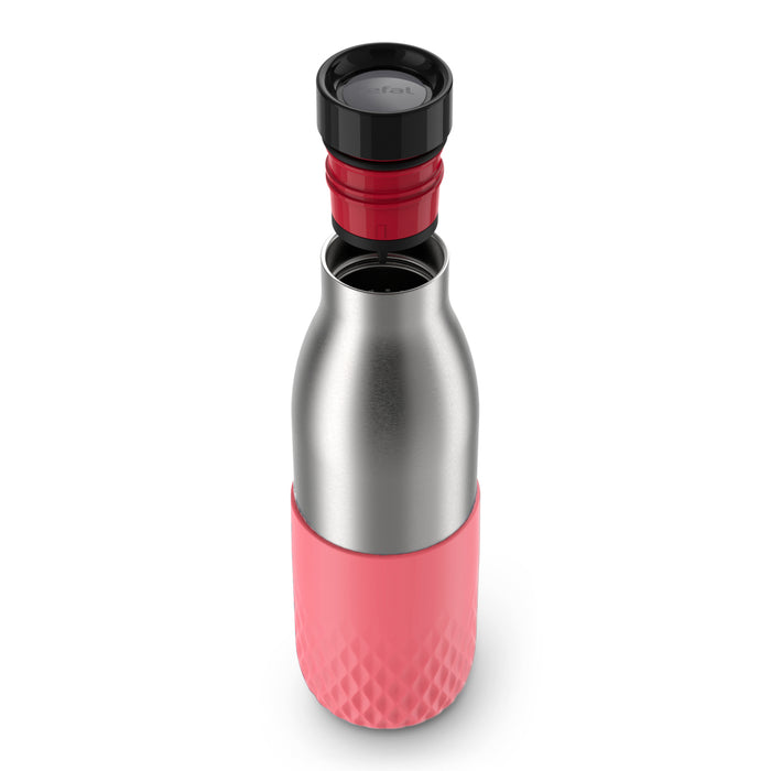 Tefal Bludrop Sleeve Drinkfles - 0,5 L - Koraal