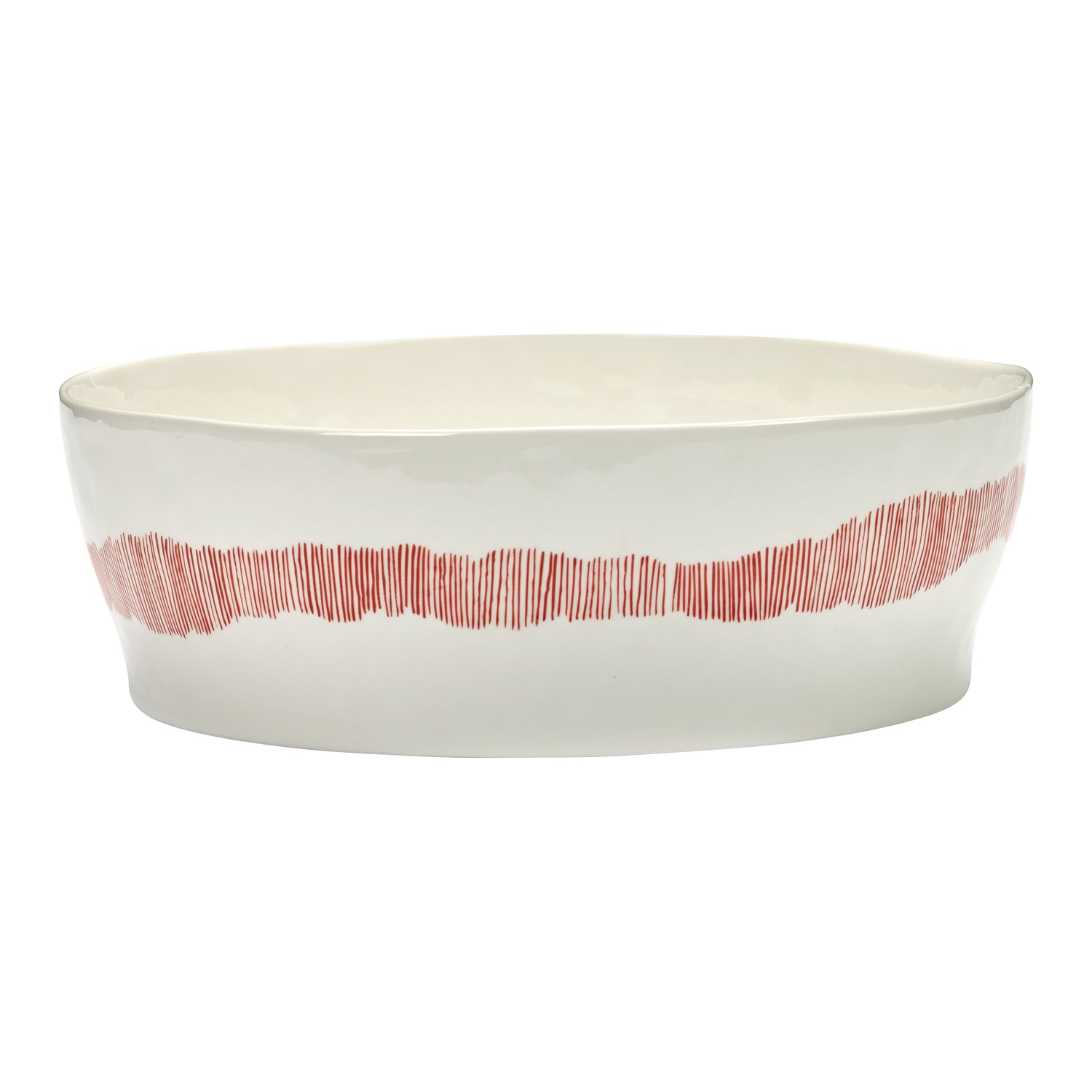 Serax Ottolenghi Feast Saladekom Ø 28,5 cm - Rood Swirl