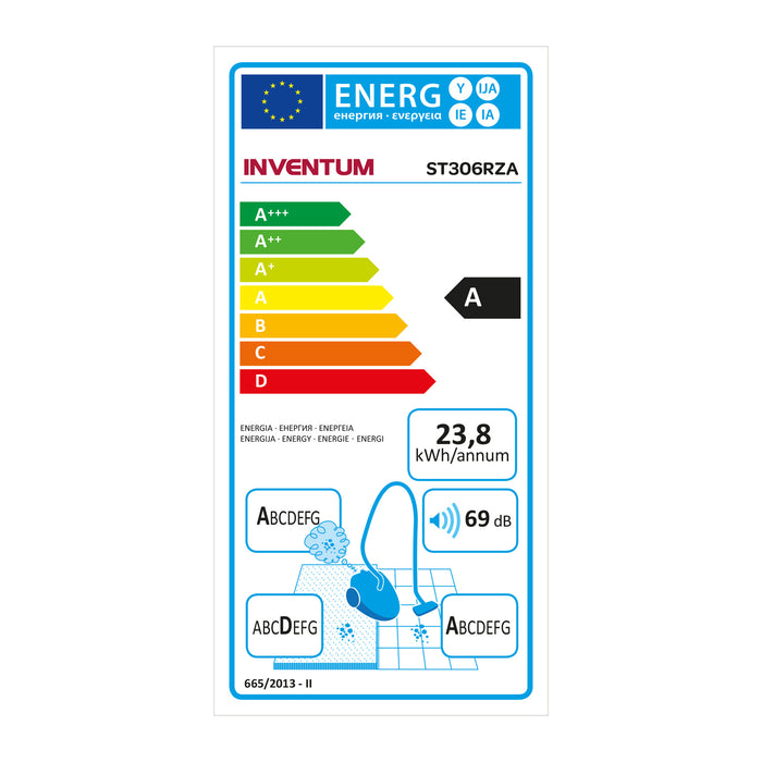 Inventum ST306RZA Stofzuiger