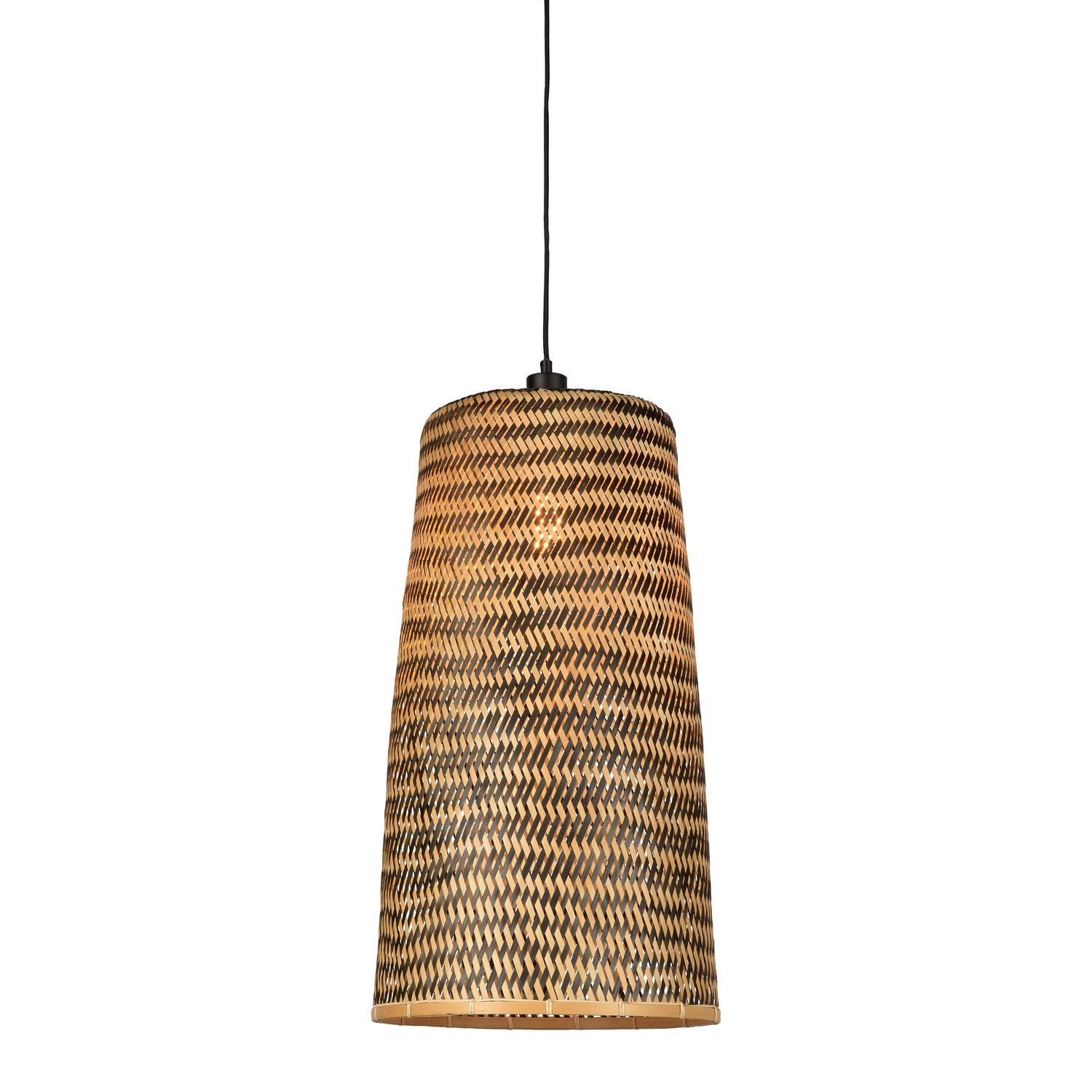 GOOD&MOJO Kalimantan Hanglamp Langwerpig - Ø37cm - Naturel