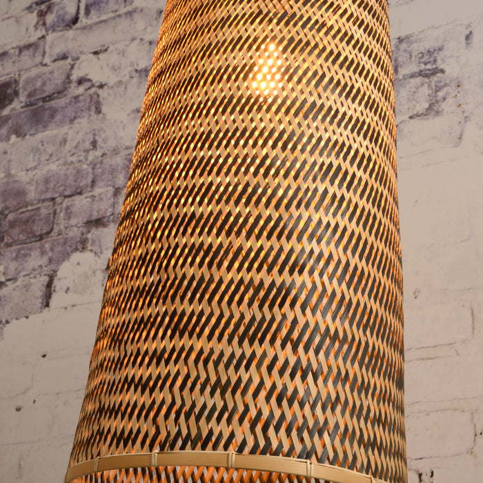 GOOD&MOJO Kalimantan Hanglamp Langwerpig - Ø37cm - Naturel