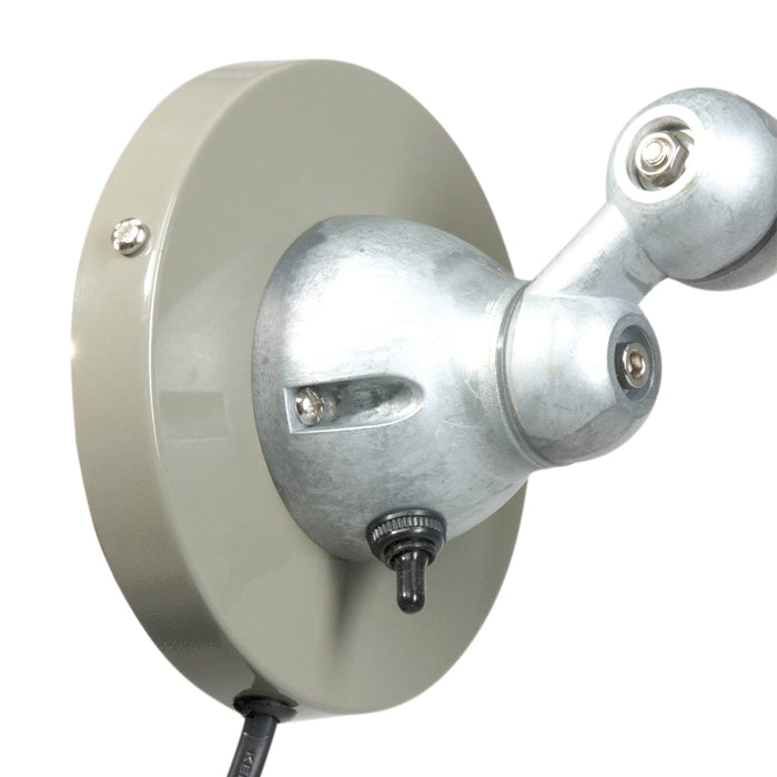 Mexlite - wandlamp - Davin - groen - aluminium metaal - bedlampje -