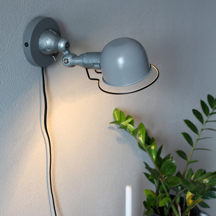 Mexlite - wandlamp - Davin - groen - aluminium metaal - bedlampje -