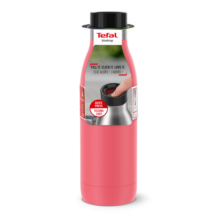 Tefal Bludrop Basic Drinkfles- 0,5 L - Koraal