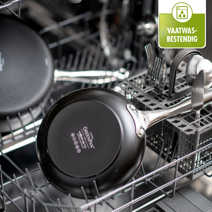 Greenpan Brussels Black Koekenpan Ø 20 cm