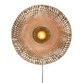 GOOD&MOJO Kalimantan Wandlamp Rond - Ø87cm - Naturel