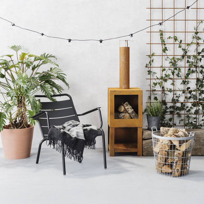 Esschert Terraskachel Houtopslag