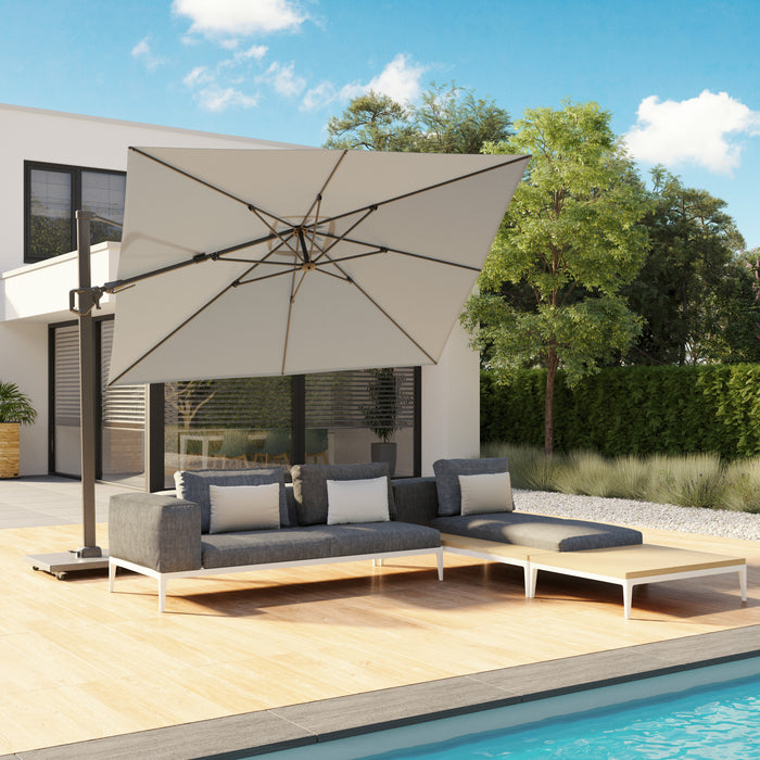 Platinum Challenger T² Zweefparasol - 300 x 300 cm