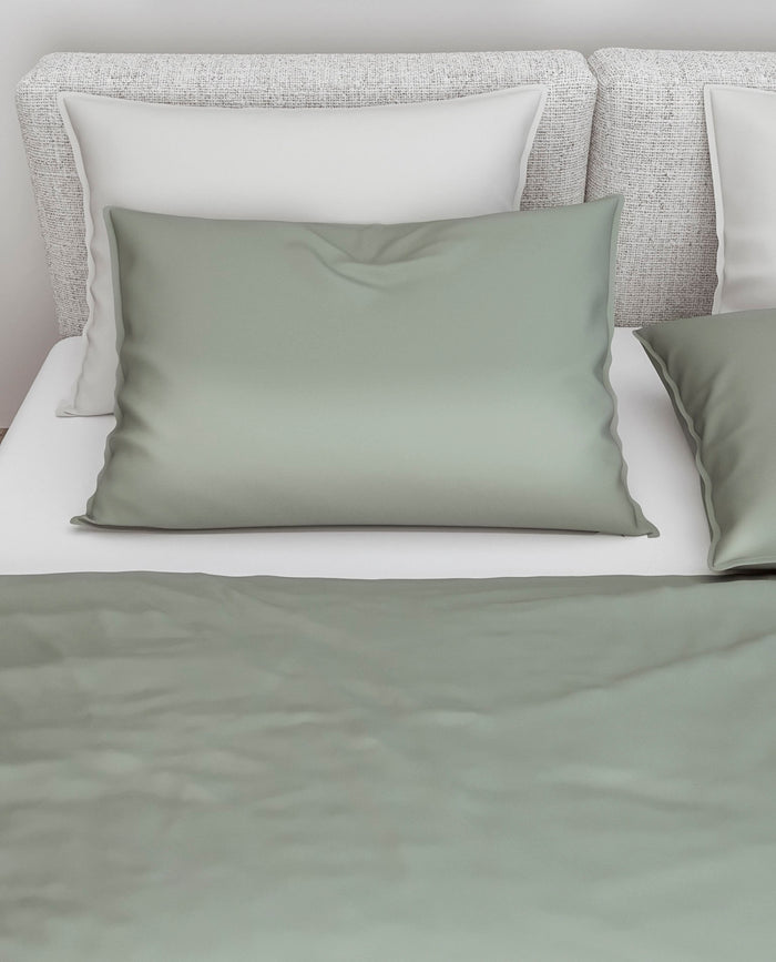 Zo Home Satinado Dekbedovertrekset Uni Katoen Satijn - iron grey