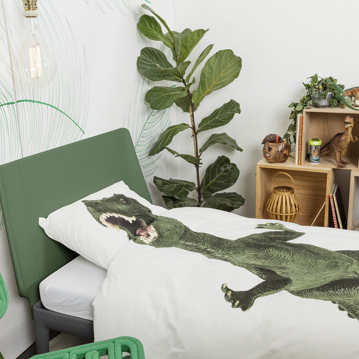 SNURK Dino Dekbedovertrek 140 x 220 cm