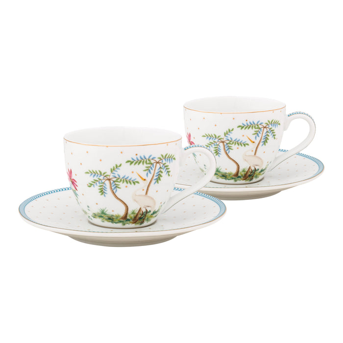 Pip Studio Jolie Espresso Kop & Schotel 2 st. - 0,12 L