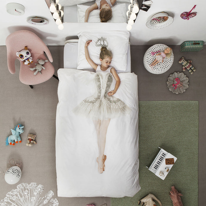 SNURK Ballerina Dekbedovertrek 140 x 220 cm