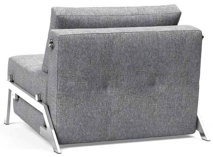 Innovation Cubed Slaapstoel Grijs | Chrome