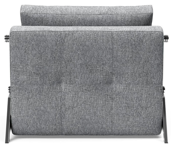 Innovation Cubed Slaapstoel Grijs | Chrome