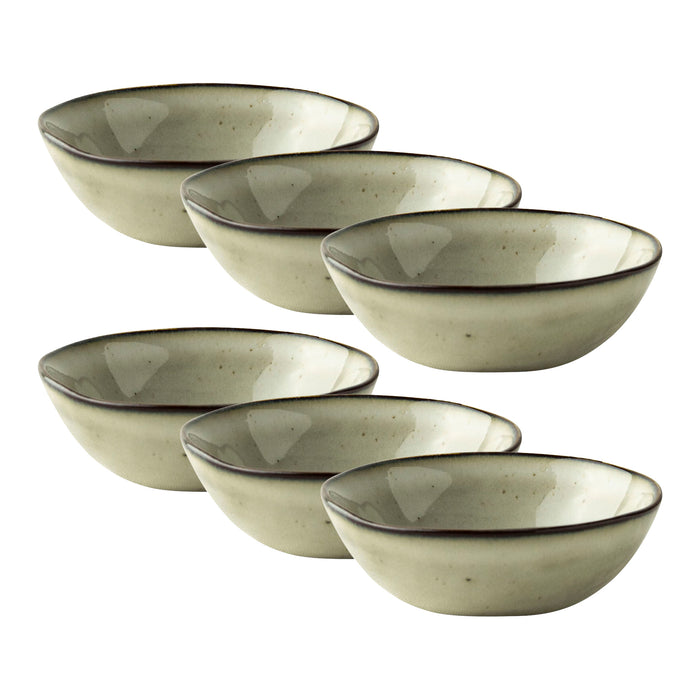 Dutch Rose Amsterdam Organic Kommen Ø 8 cm - Crème - 4 st.