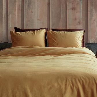 vtwonen Natural Stone Dekbedovertrek 240 x 200/220 cm - Fraying Yellow