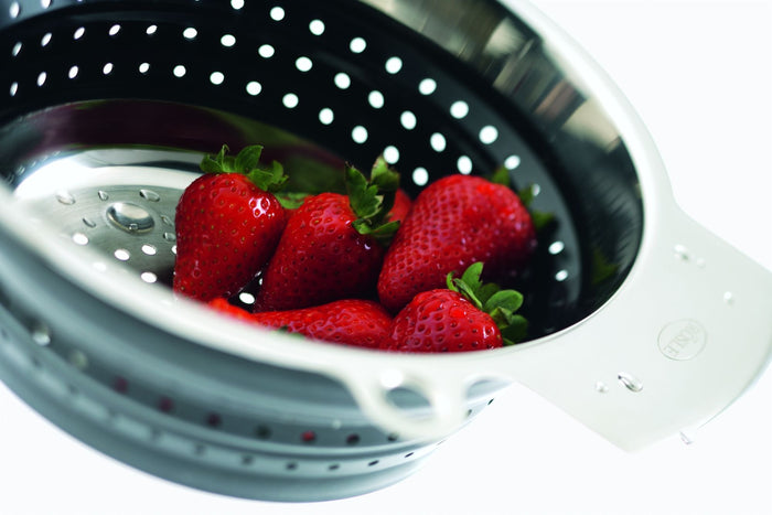 Rösle - Opvouwbaar Vergiet Zwart, 24 cm - Rösle