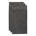 Beddinghouse Sheer Handdoek 60 x 110 cm - Anthracite - Set van 3