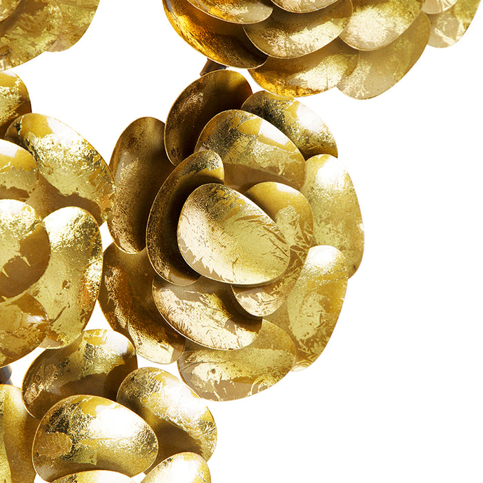 QAZQA Wandlamp circle - Goud|messing - Oosters - L 93cm