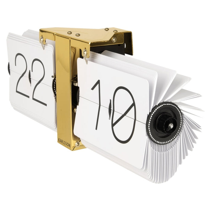 Karlsson No Case Flip Tafelklok/Wandklok 14 x 36 cm