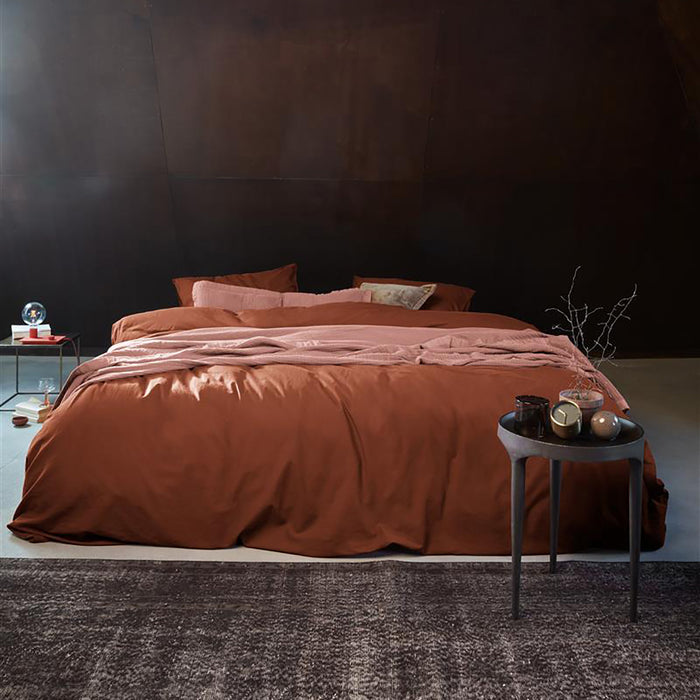 vtwonen Natural Stone Dekbedovertrek 200 x 200/220 cm - Terra