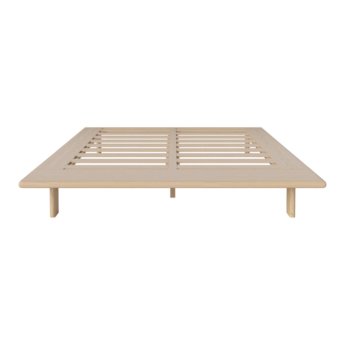 Bolia Haven Bedframe 186 cm - White pigm oiled oak