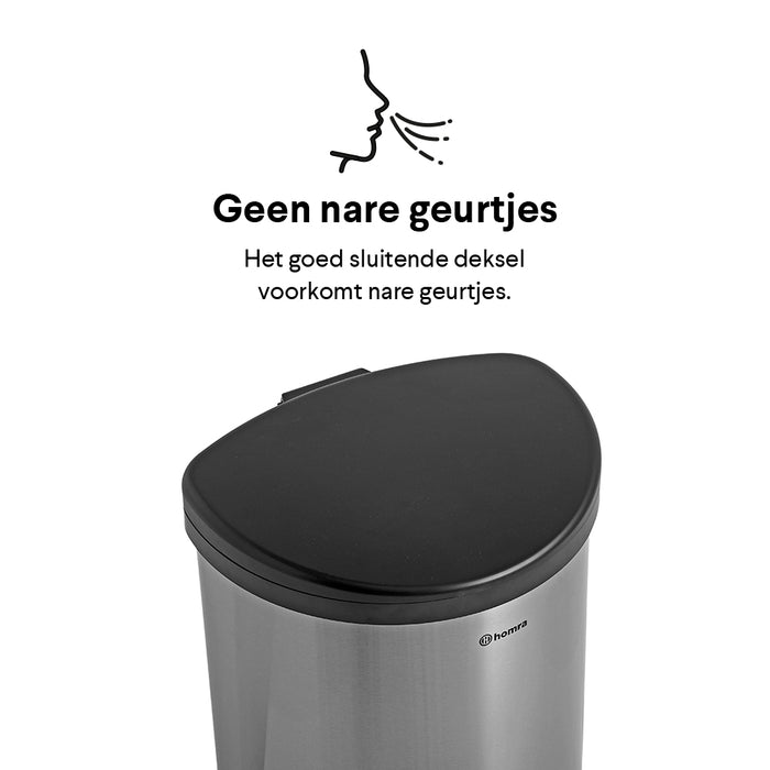 Homra Kick Me Sensor Afvalemmer 50 Liter