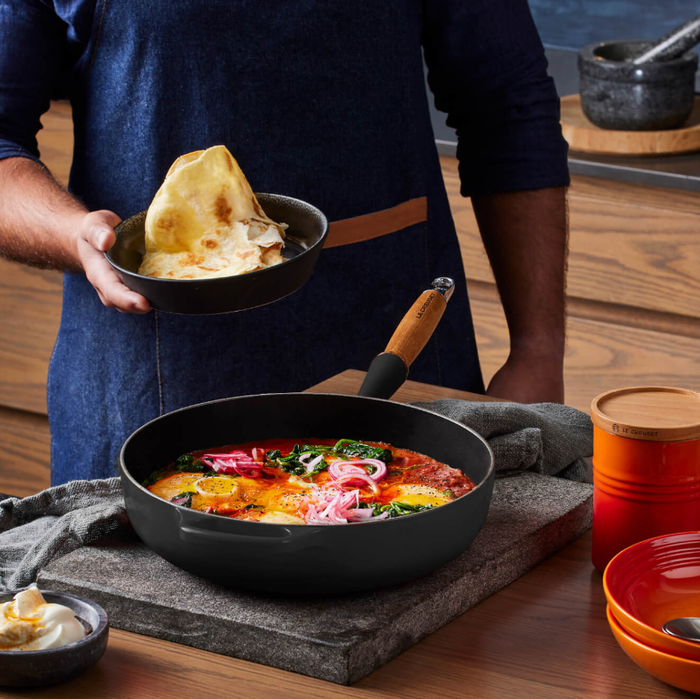 Le Creuset Sauteerpan Ø 28 cm - Zwart