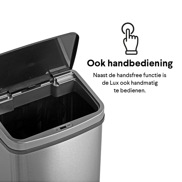 Homra LUX Sensor Afvalemmer 50 Liter