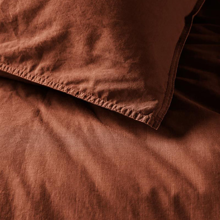 vtwonen Natural Stone Dekbedovertrek 260 x 200/220 cm - Terra