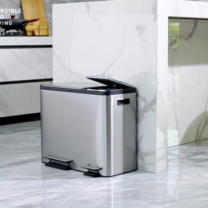 EKO EcoCasa Pedaalemmer 45 Liter (3x15L)