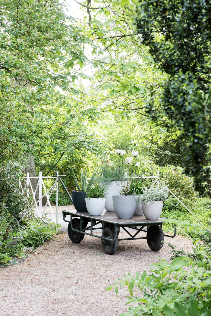 Mica Decorations Bravo Bloempot Ø31 cm Lichtgrijs