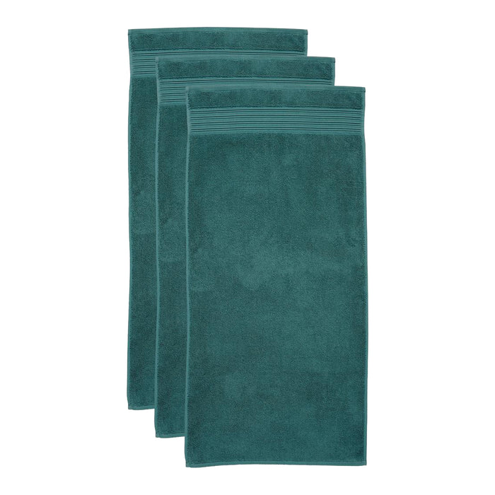 Beddinghouse Sheer Handdoek 50 x 100 cm - Donkergroen - Set van 3