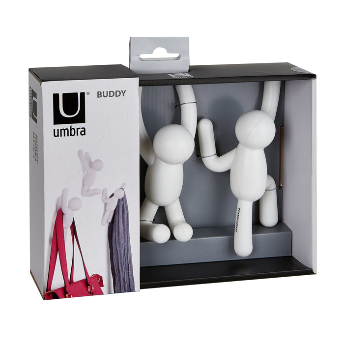 Umbra Buddy Kapstokhaken - Set van 3 - Wit