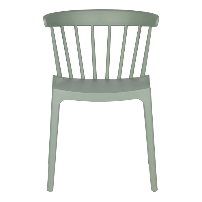 Woood Bliss Spijlenstoel  - Jadegroen