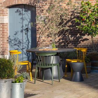 Woood Bliss Spijlenstoel  - Jadegroen