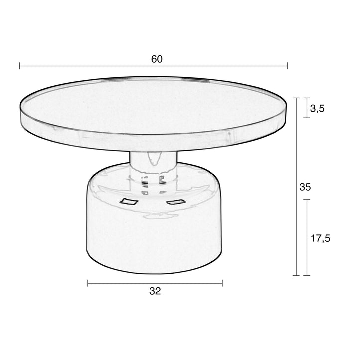 Zuiver Glam Salontafel