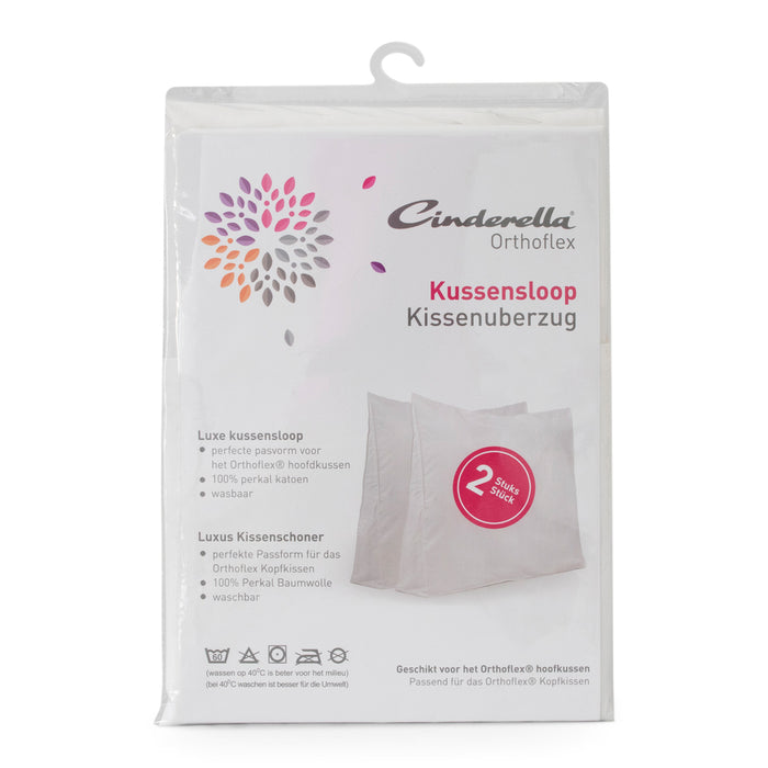Cinderella Perkal Kussenloop Voor Orthoflex - Set van 2
