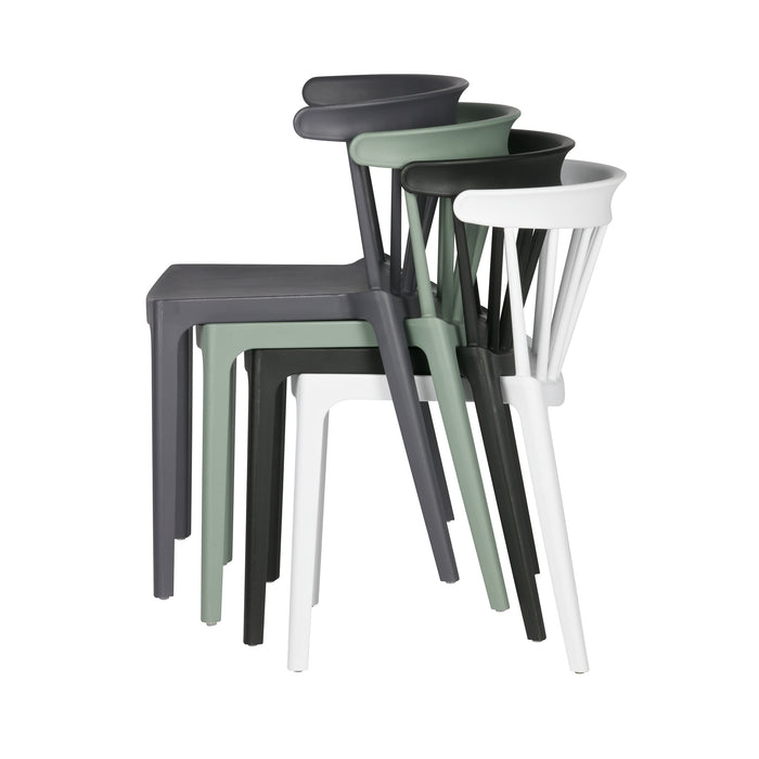 Woood Bliss Spijlenstoel - Zwart