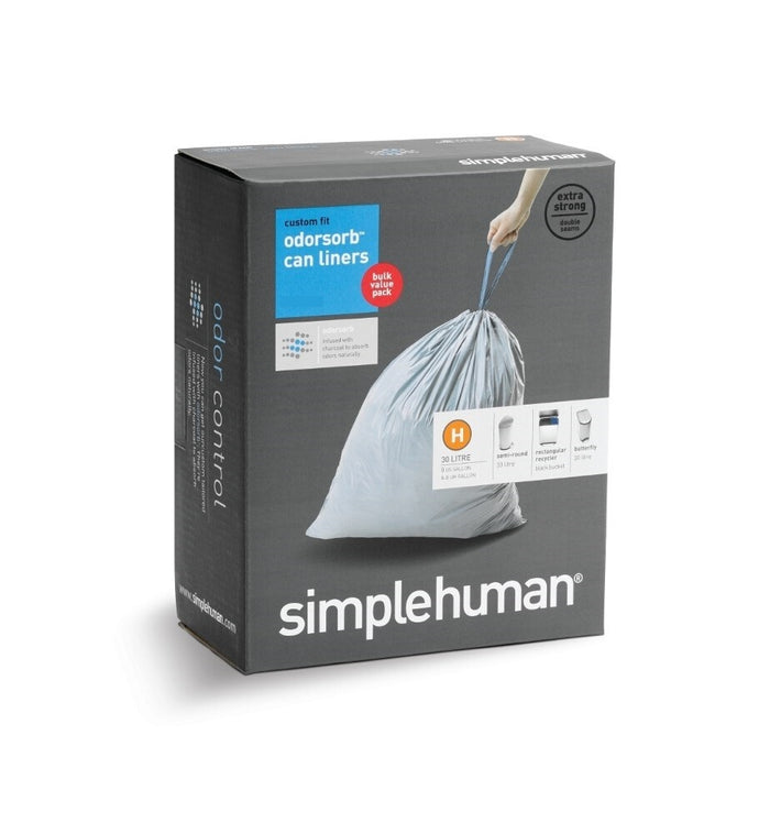 Simplehuman Code H Afvalzakken 30-35 Liter - 20 zakken