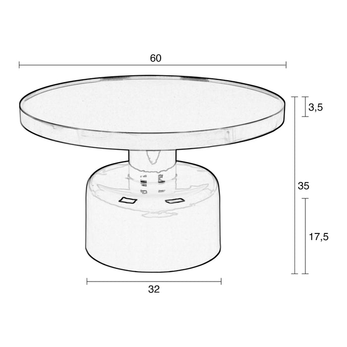 Zuiver Glam Salontafel