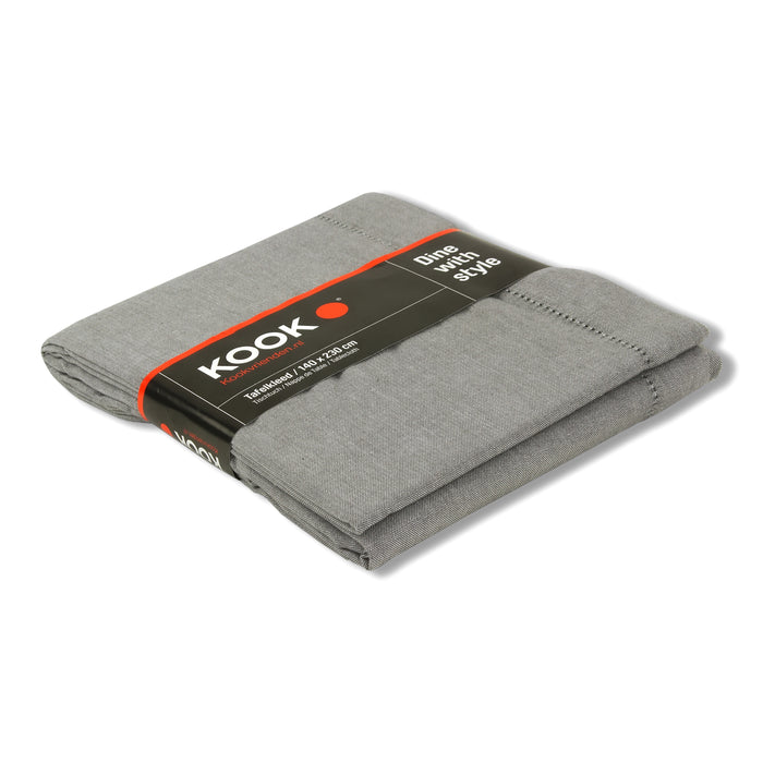 KOOK Chambray Tafelkleed 140 x 230 cm