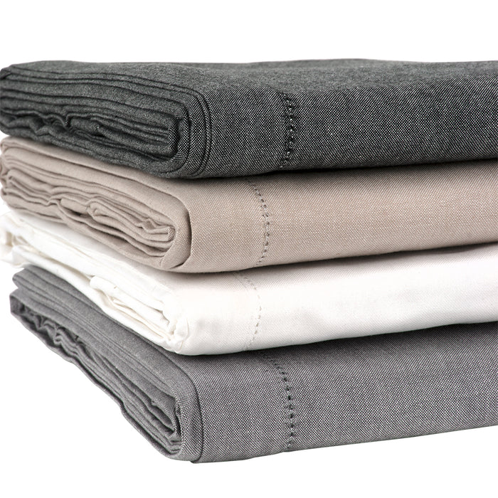 KOOK Chambray Tafelkleed 140 x 230 cm