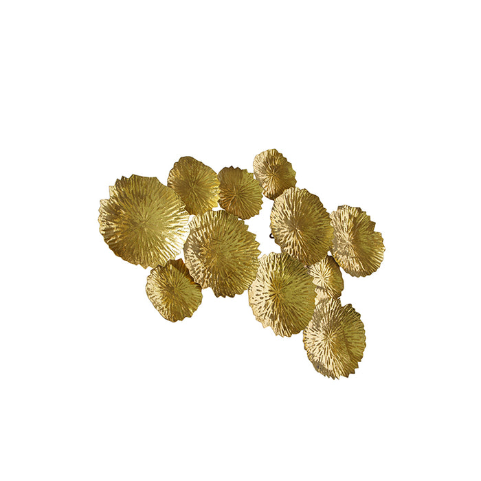 QAZQA Wandlamp circle - Goud|messing - Oosters - L 85cm