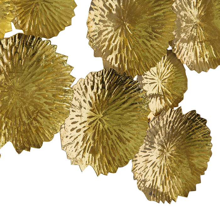 QAZQA Wandlamp circle - Goud|messing - Oosters - L 85cm