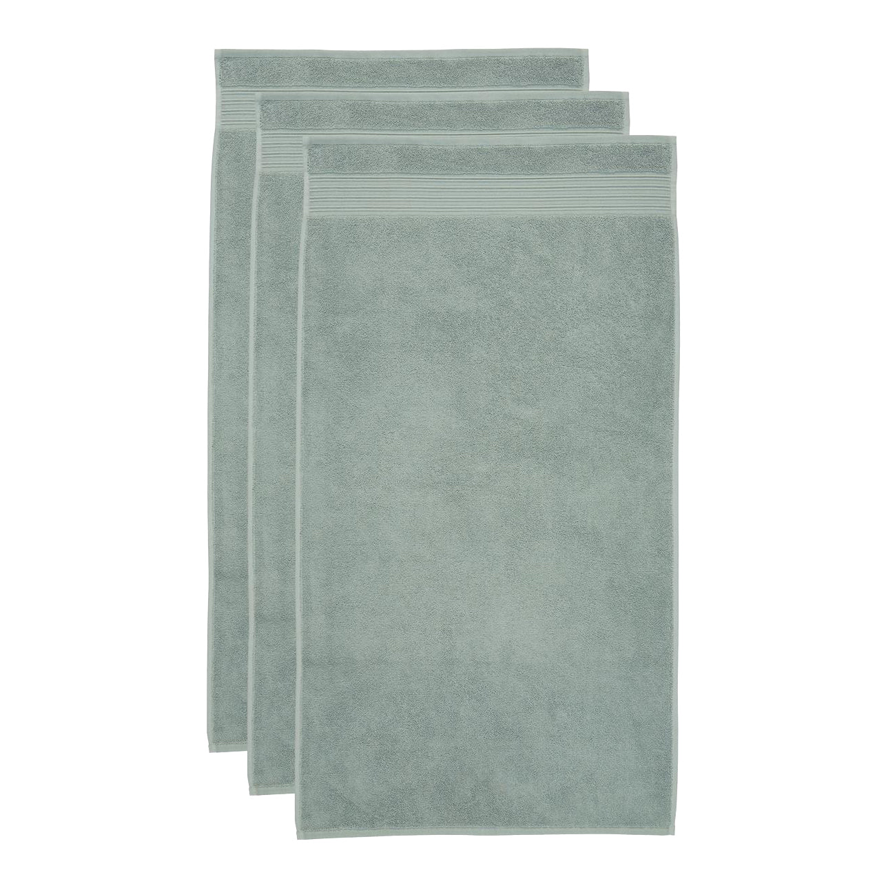 Beddinghouse Sheer Handdoek 60 x 110 cm - Groen - Set van 3