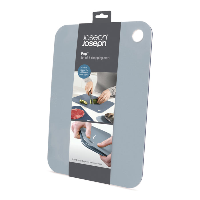Joseph Joseph Pop Snijmat - Set van 3 - Sky
