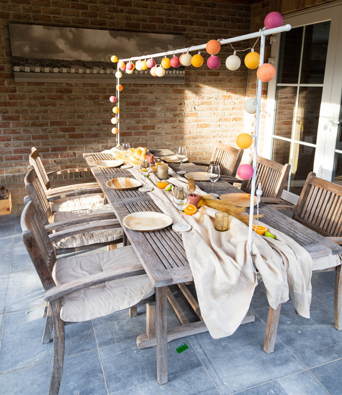 Cotton Ball Lights buitenlichtslinger - Coral Extension kit