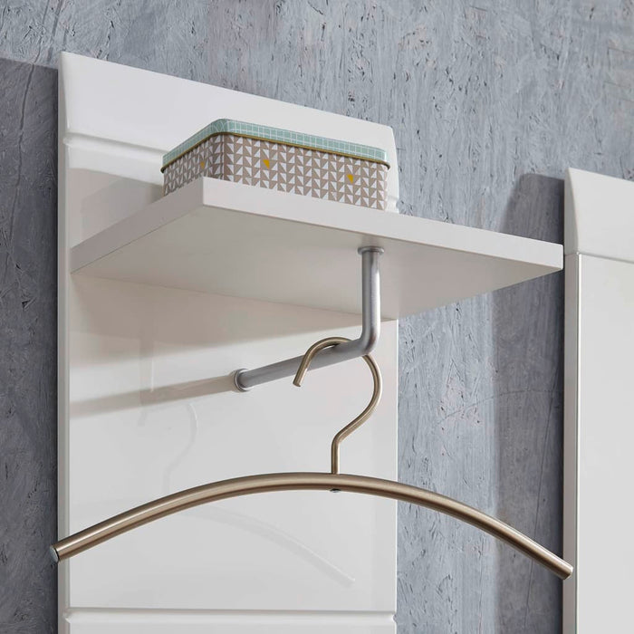 Germania Kapstok Paneel Adana - H152 X B30 X D23 Cm - Wit