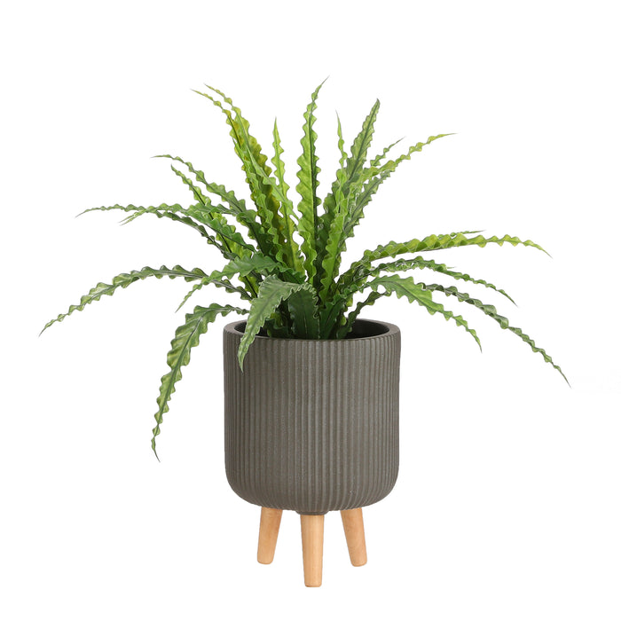 Mica Decorations Asplenium Kunstplant in Bloempot H54 cm